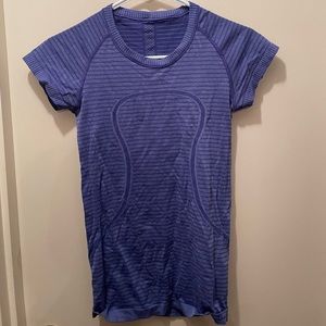 Lululemon Blue Stripe Swiftly Tech